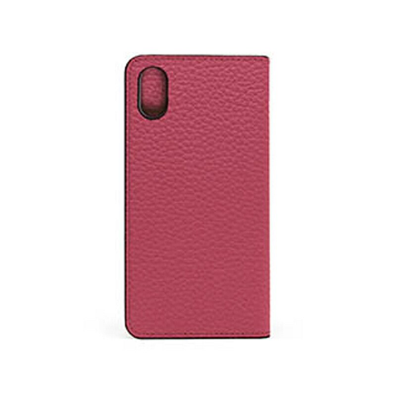 LORNA PASSONI スマホケース ブラック 手帳型 iPhoneX / XS 対応