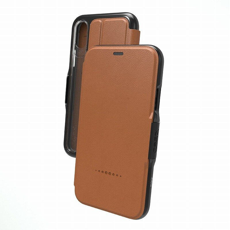 GEAR4 Oxford スマホケース ブラック/ブラウン 日本限定モデル iPhone X 対応