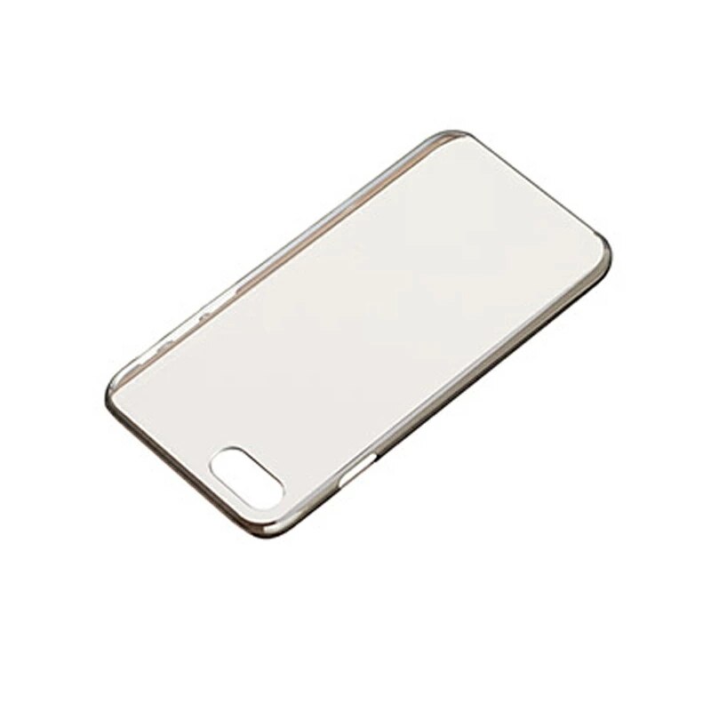 ハードカバー ブラック/シルバー サイドライン スマホケース iPhone 7 / 8 / SE 対応