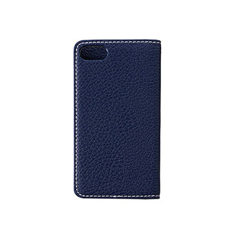 テクスチャード ブックタイプケース 手帳型 ブラック /ネイビーiPhone 7 / 8 / SE2 対応