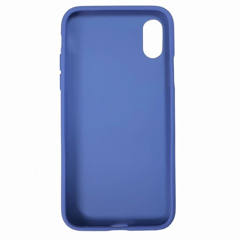 コラボ スマホケース ホワイト モールデッドケース iPhoneX 対応 ブラック/ブルー/レッド