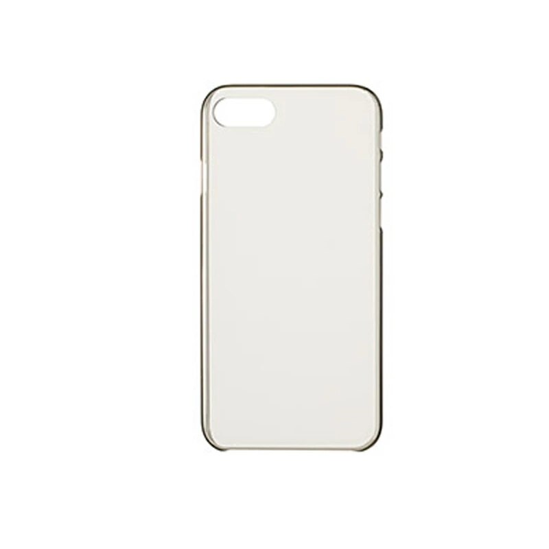 ハードカバー ブラック/シルバー サイドライン スマホケース iPhone 7 / 8 / SE 対応