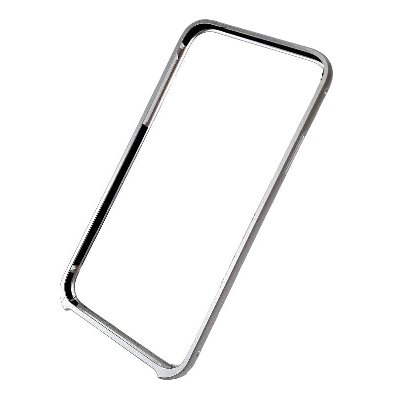 アルミバンパー ブラック/シルバー スマホケース スマホ保護 iPhone X / XS 対応