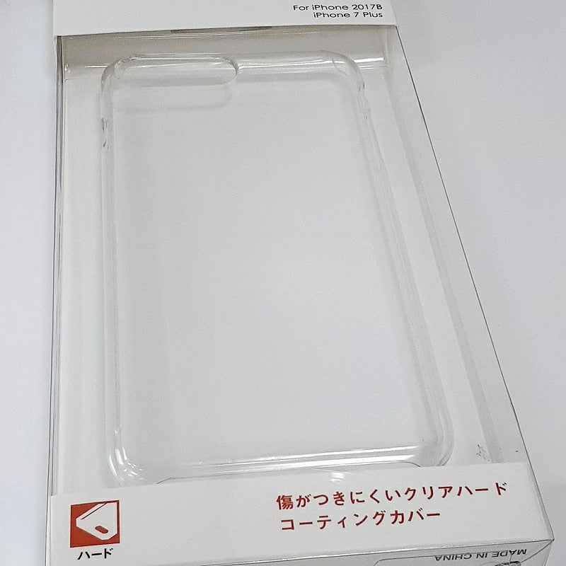 傷がつきにくいクリアハード コーティングカバー iPhone 7 Plus / 8 Plus 対応