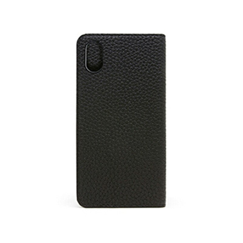 LORNA PASSONI スマホケース ブラック 手帳型 iPhoneX / XS 対応