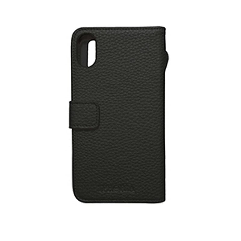IPHORIA コラボ スマホケース ブックタイプケース ブラック/ピンク iPhone X 対応