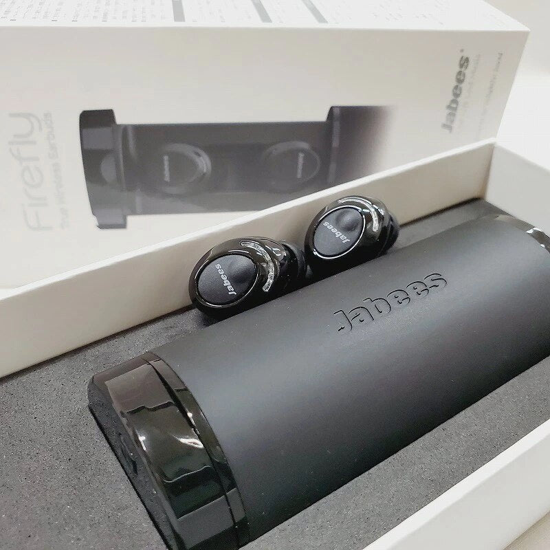 Jabees Firefly ワイヤレスイヤホン ブラック カナル型 防水 中古 ランクA
