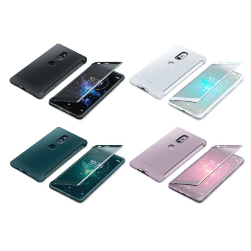 純正品 Style Cover Touch スマホケース SCTH40 グレー XZ2 対応