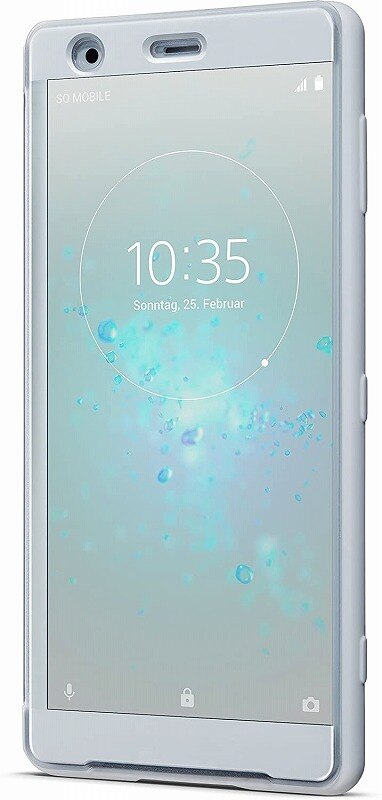 純正品 Style Cover Touch スマホケース SCTH40 グレー XZ2 対応