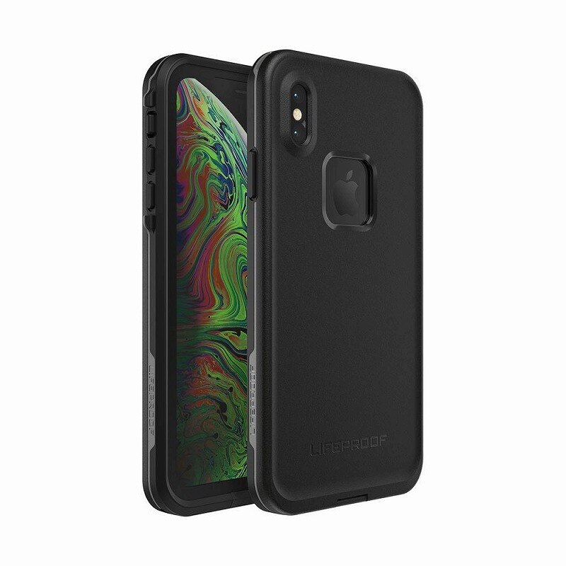 FRE スマホケース ブラック/ブルー 防水 防塵 防雪 耐衝撃 最強 iPhone X 対応