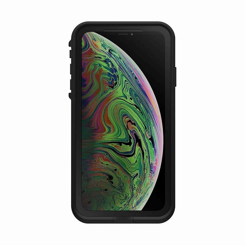 FRE スマホケース ブラック/ブルー 防水 防塵 防雪 耐衝撃 最強 iPhone X 対応