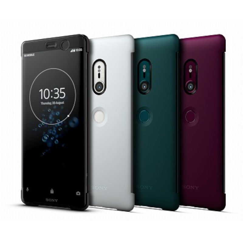 純正品 Style Cover Touch スマホケース SCTH70 XZ3 対応 レッド/グリーン/グレー/ブラック