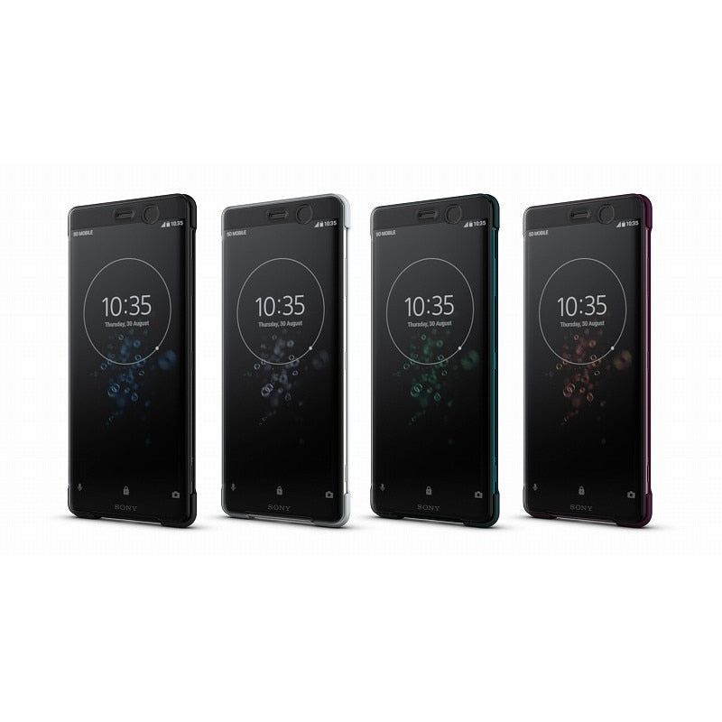 純正品 Style Cover Touch スマホケース SCTH70 XZ3 対応 レッド/グリーン/グレー/ブラック