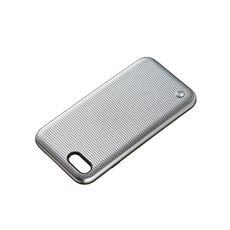 メタリック ハイブリッドカバー スマホケース iPhone 7 / 8 / SE 対応 シルバー/ゴールド