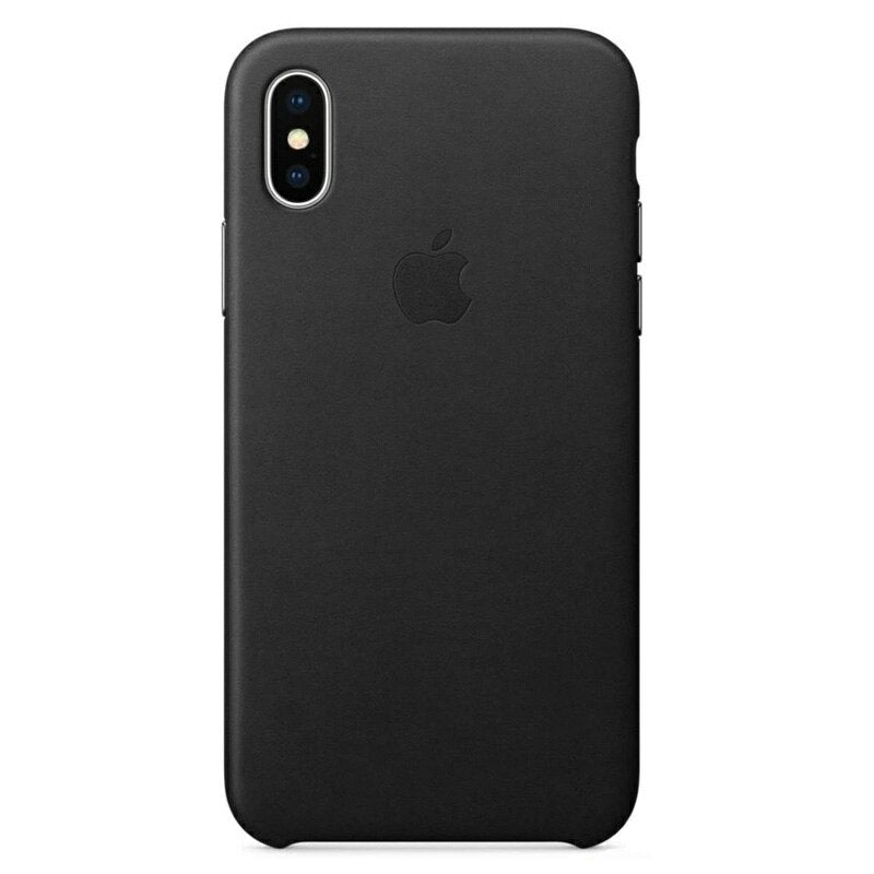 純正品 スマホケース MQTA2FE/A レザーケース ブラウン iPhone X 対応