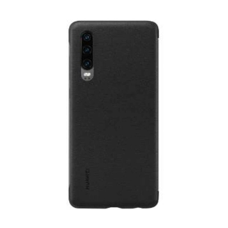 P30 Smart View Flip Cover ブックタイプ スマホケース ブラック 純正品