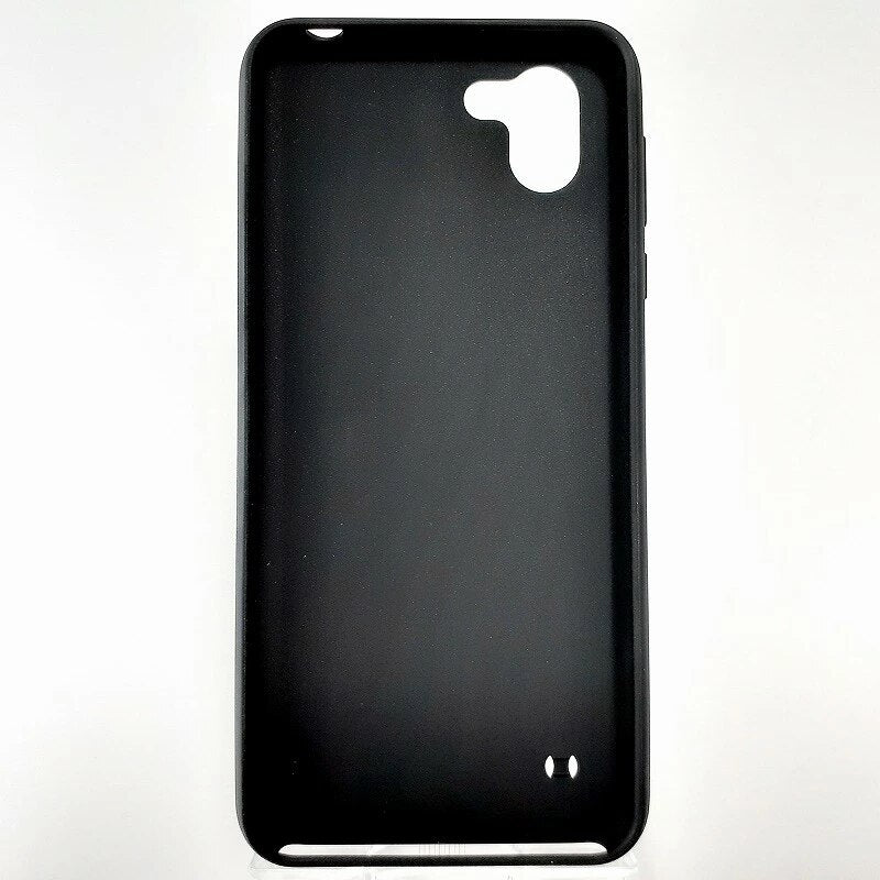 R2 対応 スマホケース ブラック EX-FRAME DESIGN ハイブリッドカバー