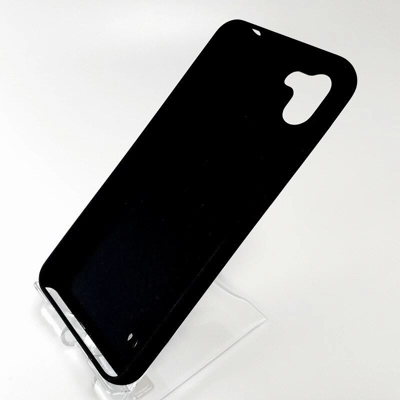 R2 対応 スマホケース ブラック EX-FRAME DESIGN ハイブリッドカバー