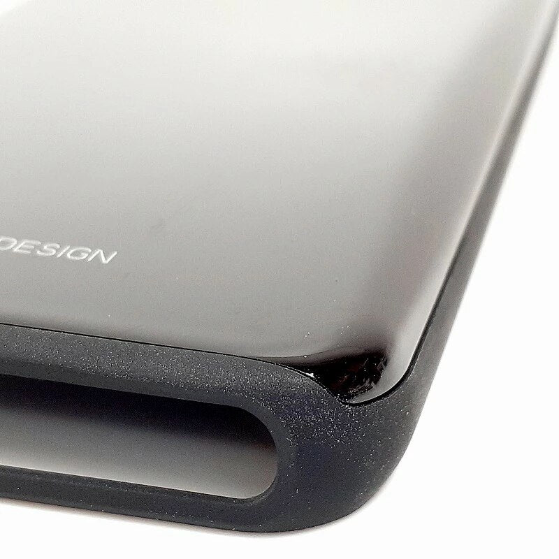 R2 対応 スマホケース ブラック EX-FRAME DESIGN ハイブリッドカバー