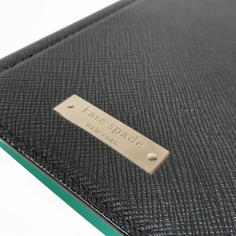 Kate Spade コラボ スマホケース ブラック ブックタイプ iPhone 7 Plus / 8 Plus 対応