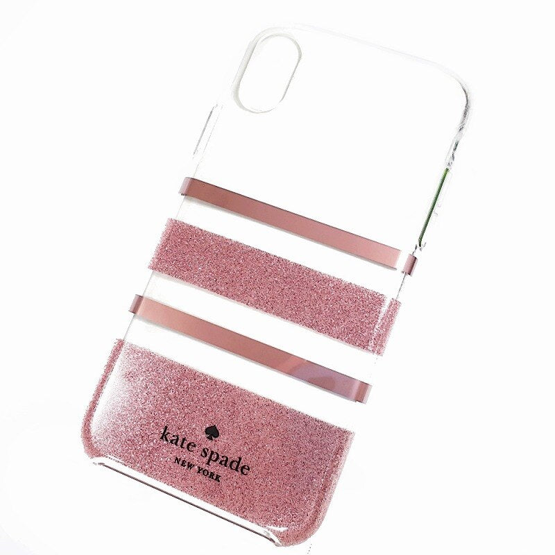 コラボ スマホケース ピンク シャーロットストライプ iPhone X 対応