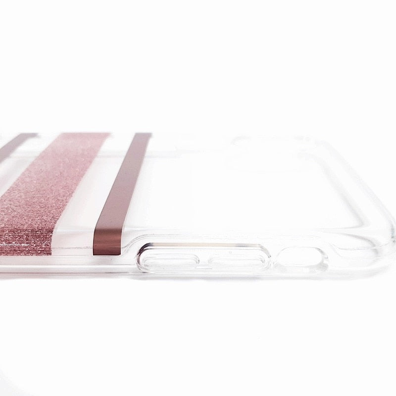 コラボ スマホケース ピンク シャーロットストライプ iPhone X 対応