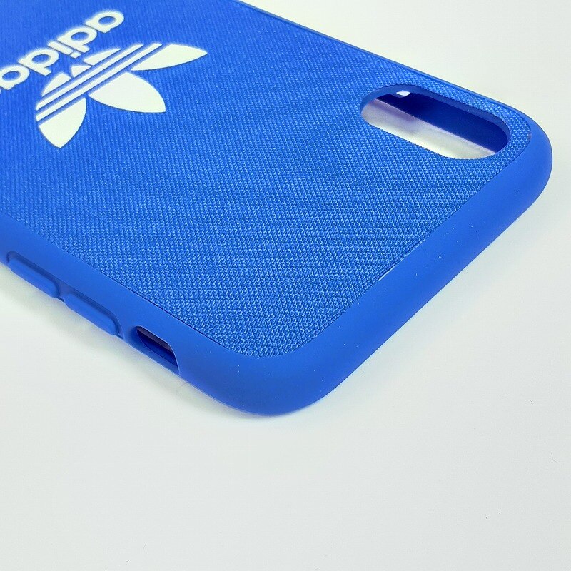 adidas Originals コラボ スマホケース ブルー/ブラック/レッド iPhoneX 対応