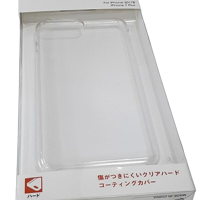 傷がつきにくいクリアハード コーティングカバー iPhone 7 Plus / 8 Plus 対応