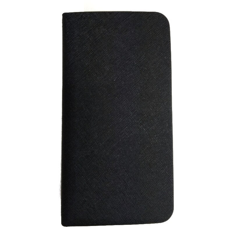 R2 ブックタイプケース ブラック 手帳型 スマホケース 自立 スタンド機能付き レザー調