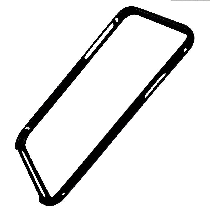 アルミバンパー ブラック/シルバー スマホケース スマホ保護 iPhone X / XS 対応