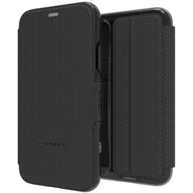 GEAR4 Oxford スマホケース ブラック/ブラウン 日本限定モデル iPhone X 対応