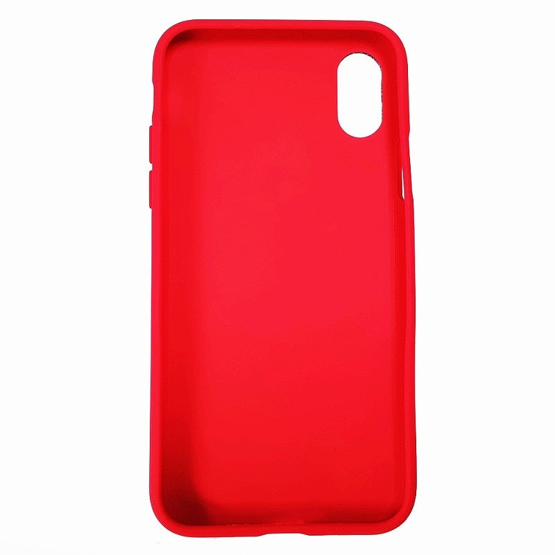 コラボ スマホケース ホワイト モールデッドケース iPhoneX 対応 ブラック/ブルー/レッド