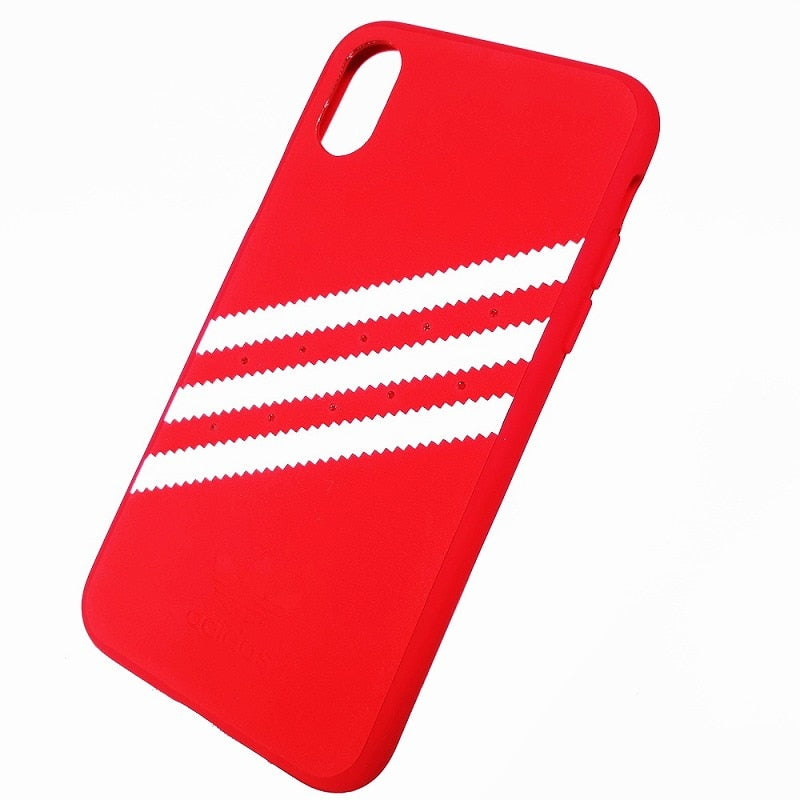 コラボ スマホケース ホワイト モールデッドケース iPhoneX 対応 ブラック/ブルー/レッド