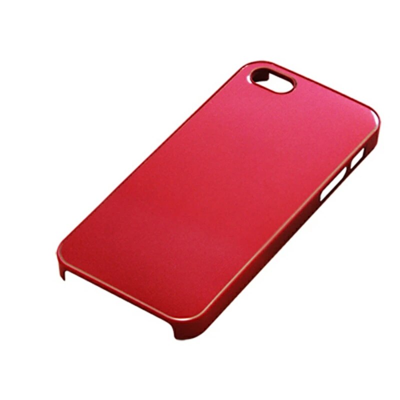ハードカバー スマホケース レッド iPhone SE / 5 / 5S 対応
