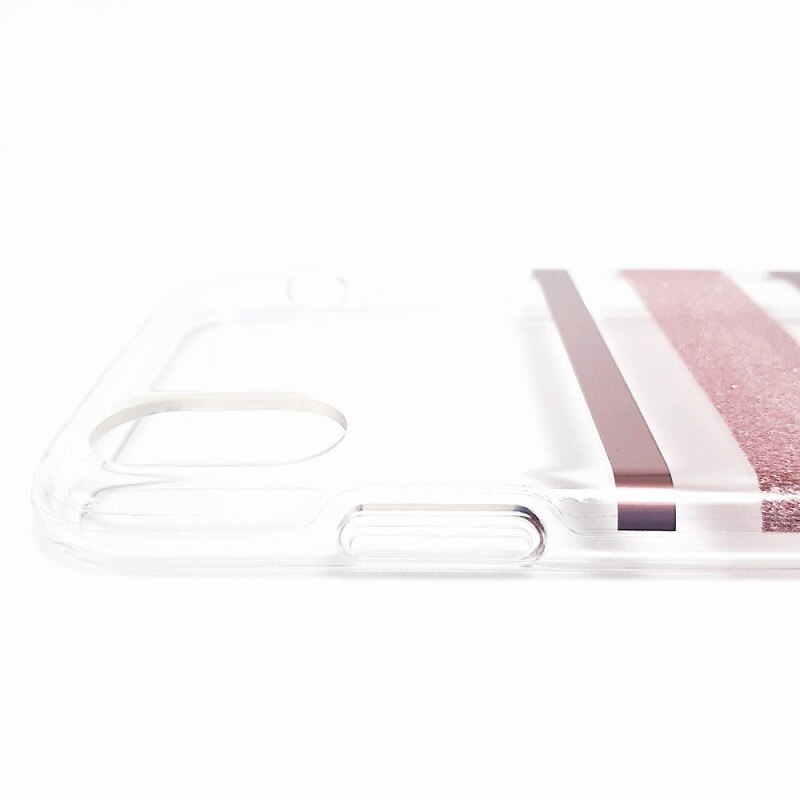 コラボ スマホケース ピンク シャーロットストライプ iPhone X 対応