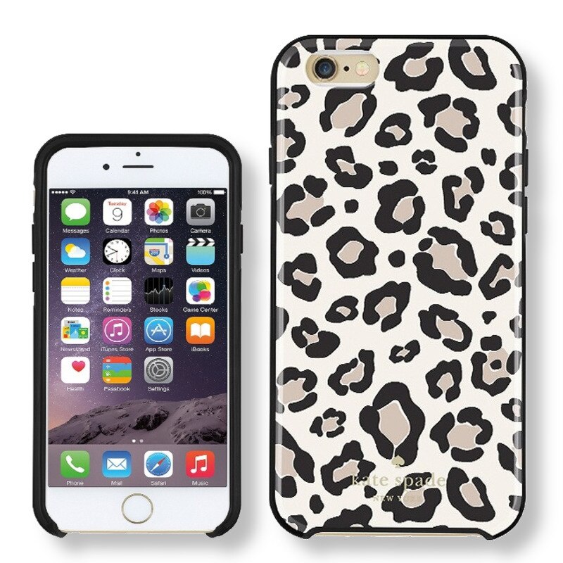 Kate Spade コラボ スマホケース レオパード柄 ヒョウ柄 iPhone