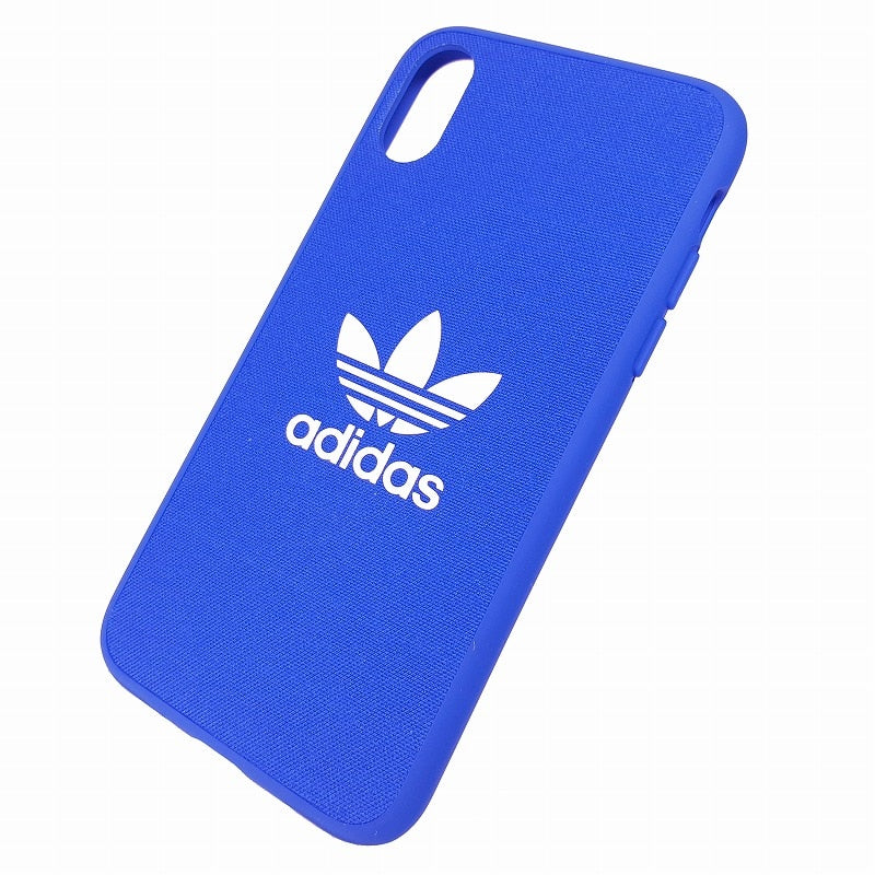 adidas Originals コラボ スマホケース ブルー／ブラック／レッド iPhoneX 対応