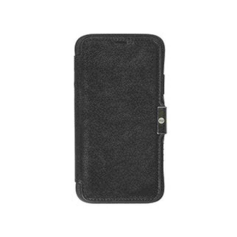 スマホケース ブラック ブックタイプケース カードポケット付 iPhone XR 対応