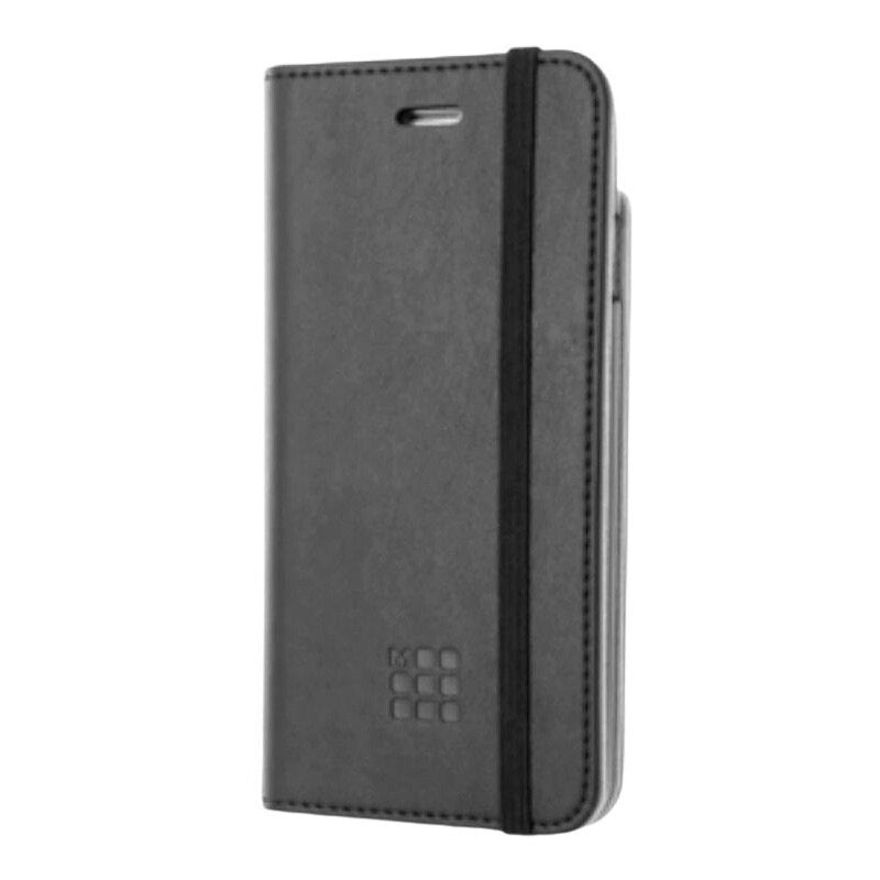 ブックタイプケース スマホケース 手帳型 ブラック／ベージュ iPhone 7 / 8 / SE 対応